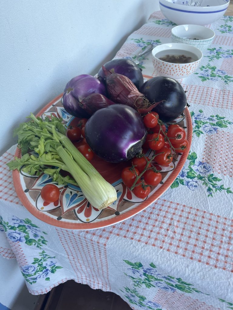 Caponata ingredients